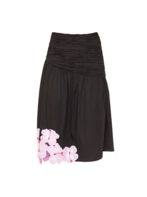 Ashaki Store Black Midi Skirt