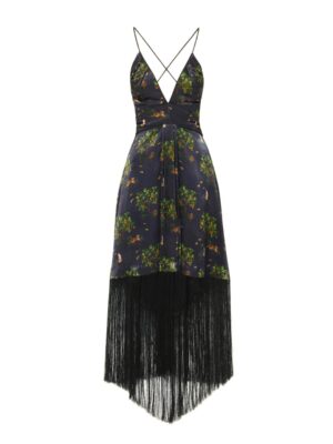 Ashaki Store Black Printed Dress