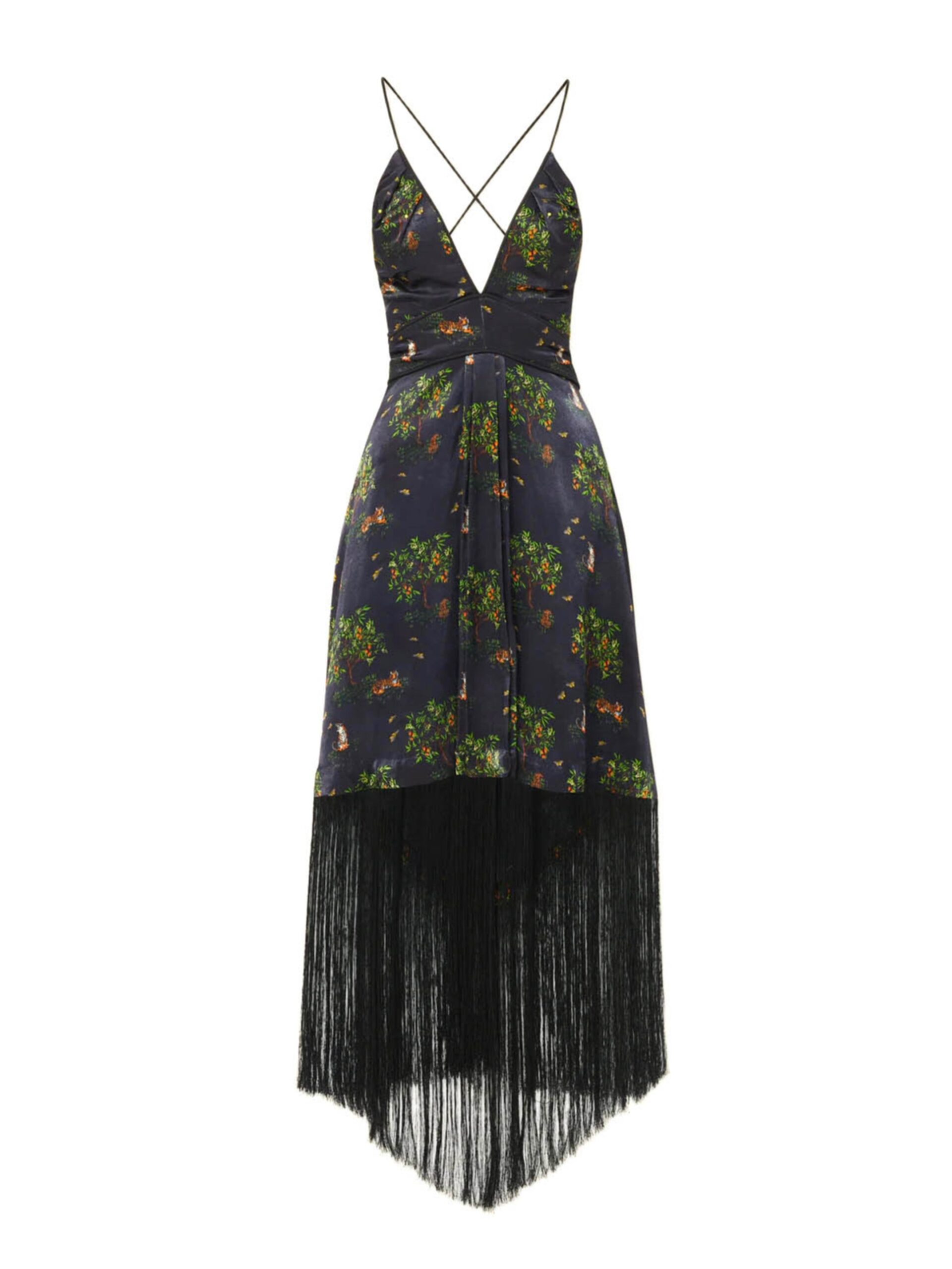 Ashaki Store Black Printed Dress