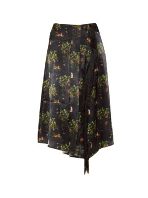 Ashaki Store Black Midi Skirt