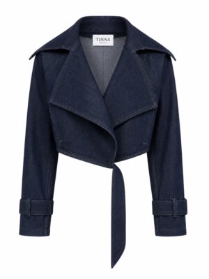 TINNA CONCEPT Blue Trench Coat Coat/Outerwear