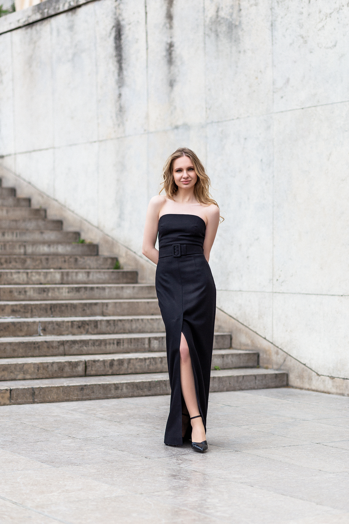 ANASTASIIA IVANOVA Black Evening Dress - Image 9