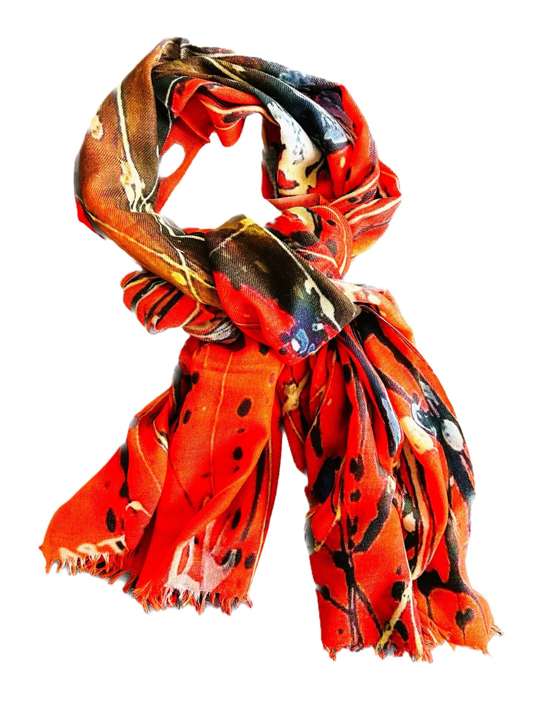 Atelier & Tapestry Orange Scarf