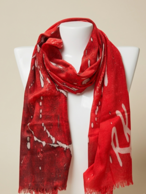 Red scarf for women