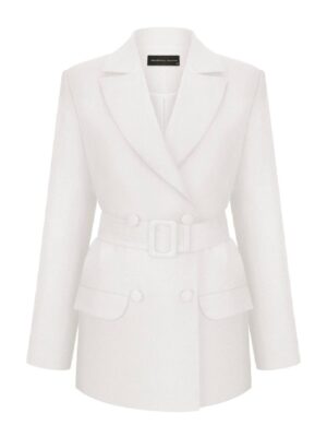 ANASTASIIA IVANOVA White Blazer Jacket/Blazer