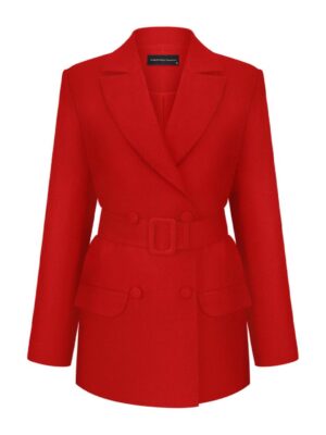 ANASTASIIA IVANOVA Red Blazer Jacket/Blazer