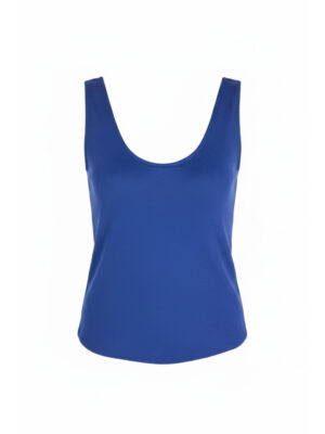 LADINA BUNDI Blue Sleeveless Top