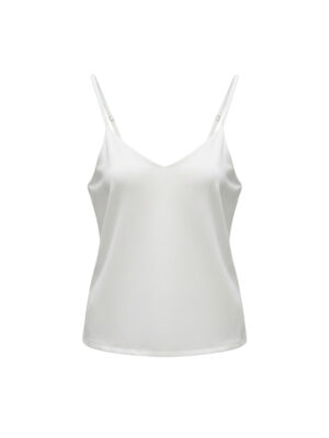 LADINA BUNDI White Sleeveless Top