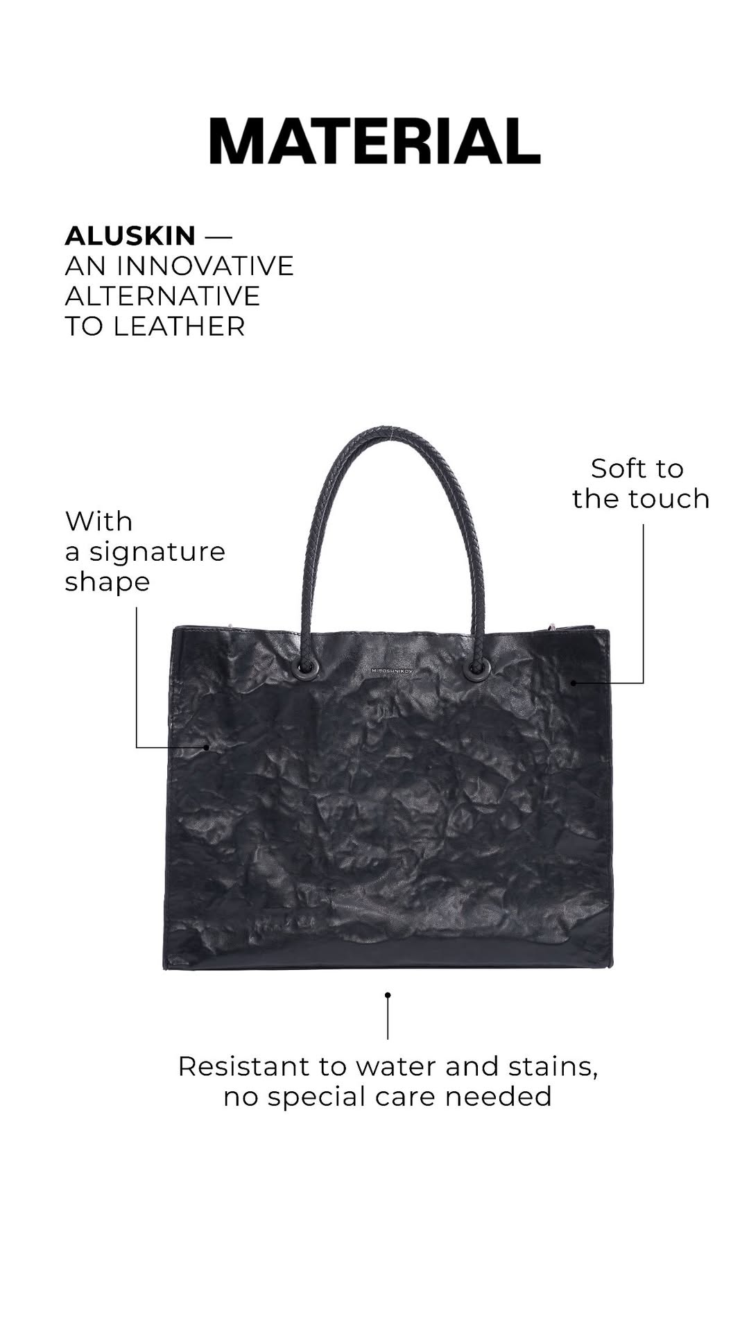 Miroshnikov Shopper DAY#16 Black - Image 6