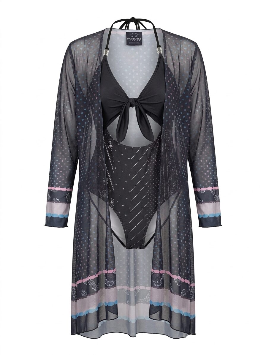 MundoE&E Geometric Print Once Piece Swimwear