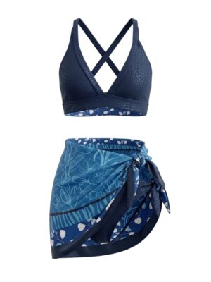 MundoE&E Blue Reversible Bikini
