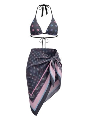 MundoE&E Reversible Navy Bikini
