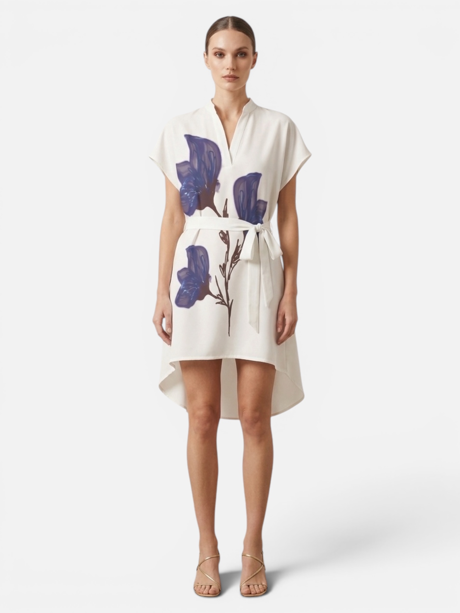 MundoE&E Floral Print Casual Dress - Image 3