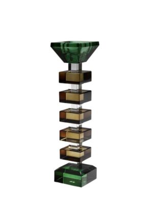 Togas Green Cassiny Candle Holder Decorative Accent