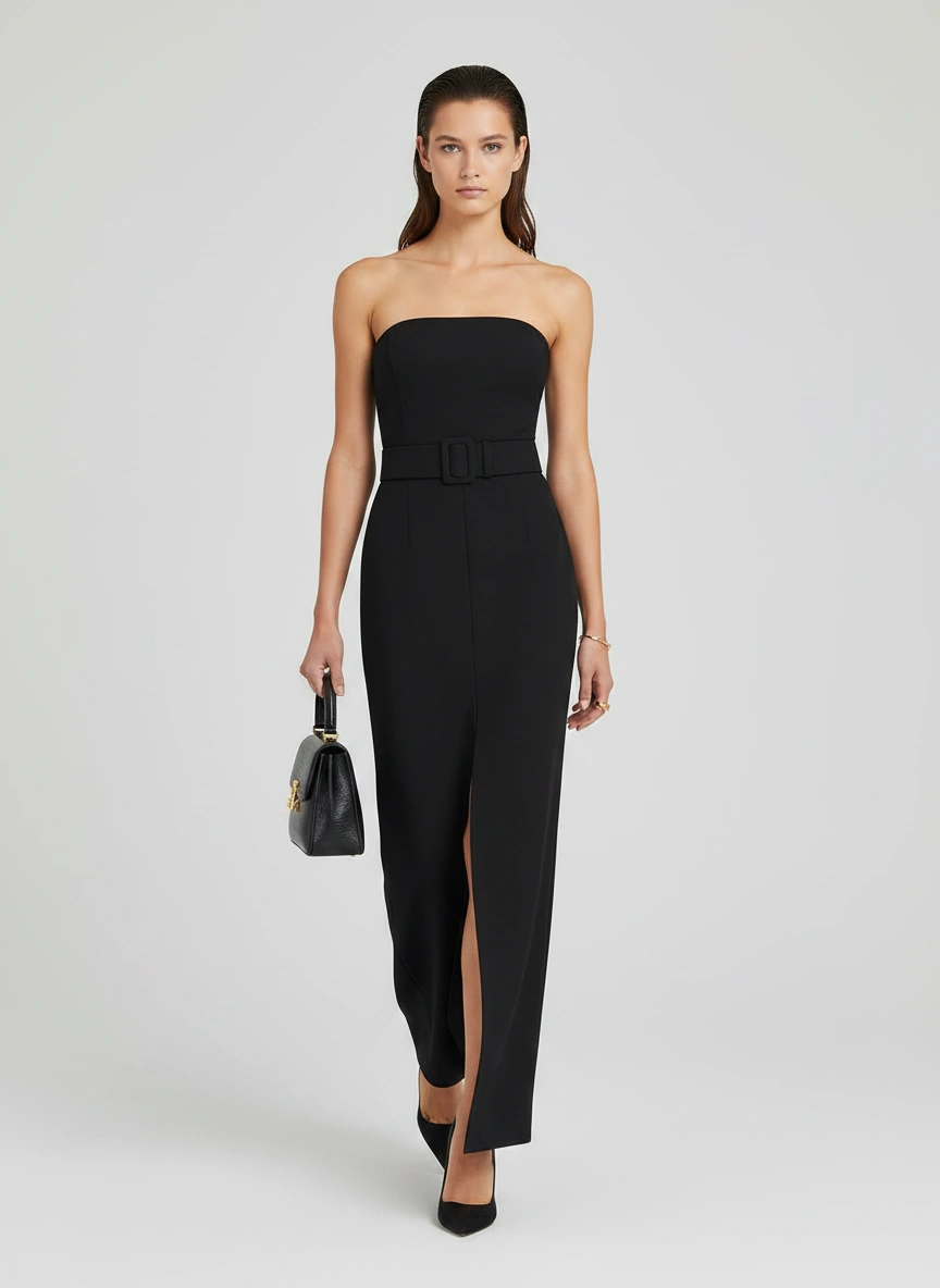 ANASTASIIA IVANOVA Black Evening Dress - Image 2