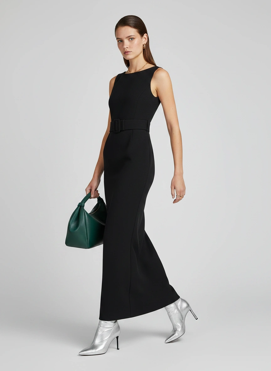 ANASTASIIA IVANOVA Black Evening Dress - Image 2