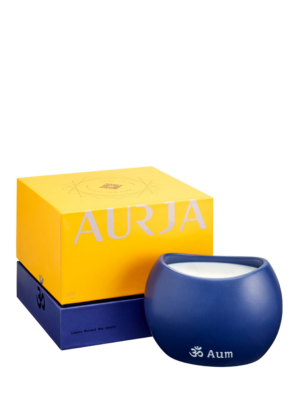 AURJA Blue Aum Cardamom Hinoki Moss Candle