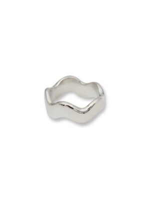 Chloe Isadora Wave Ring - Hand Carved & Cast