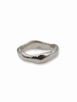 Chloe Isadora Slalom Ring - Hand Carved & Cast