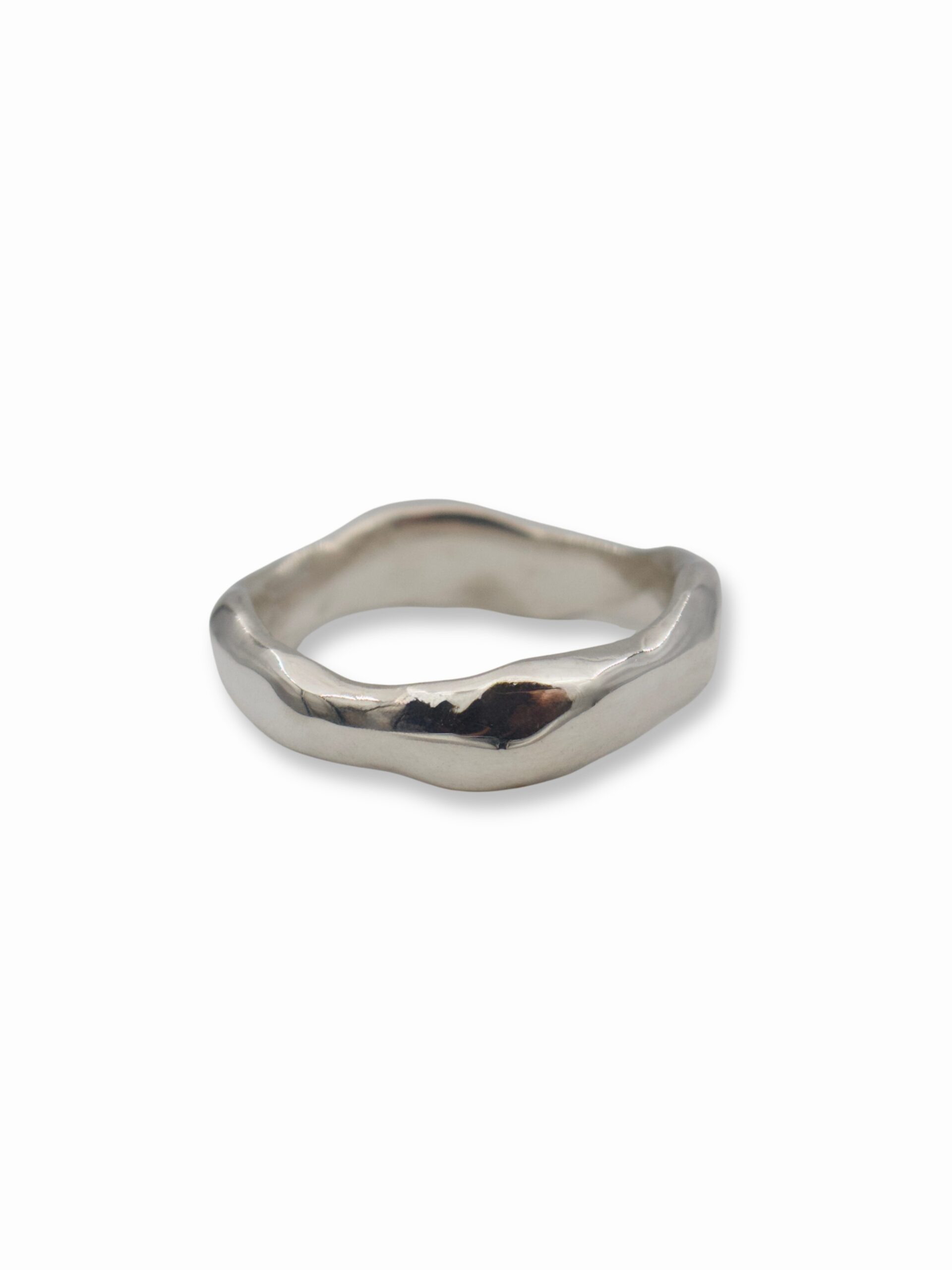Chloe Isadora Slalom Ring - Hand Carved & Cast