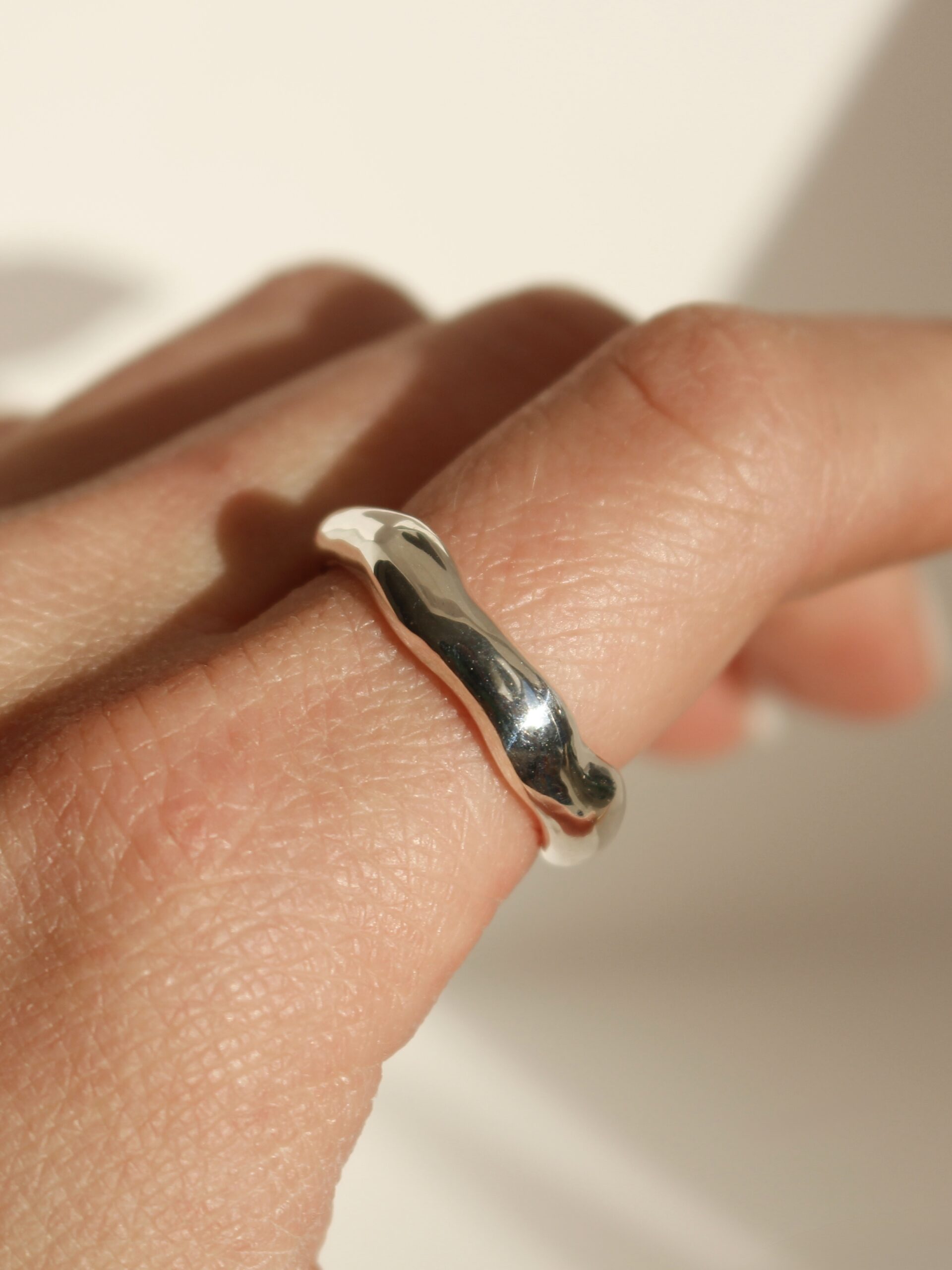 Chloe Isadora Slalom Ring - Hand Carved & Cast - Image 9
