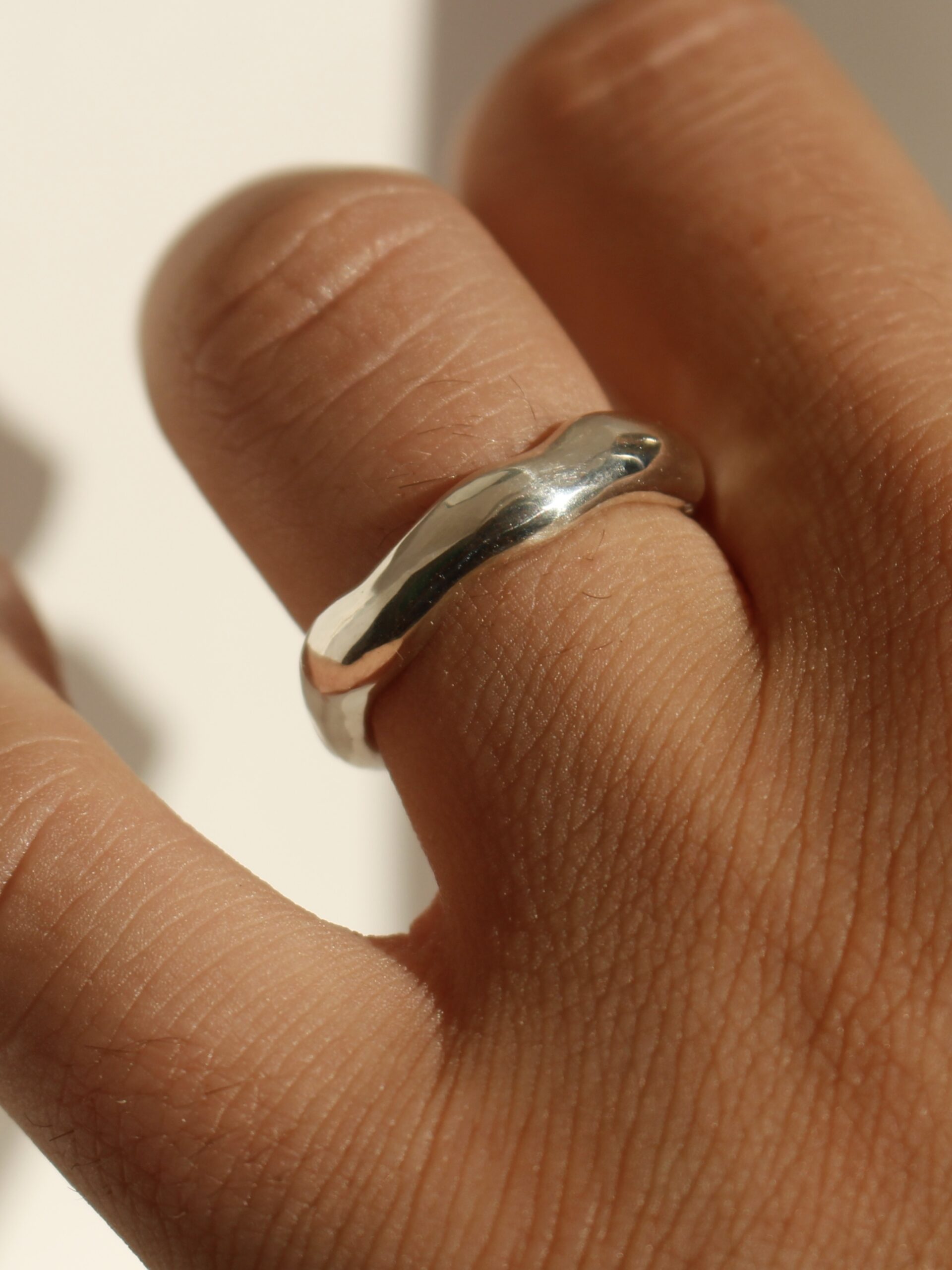 Chloe Isadora Slalom Ring - Hand Carved & Cast - Image 11