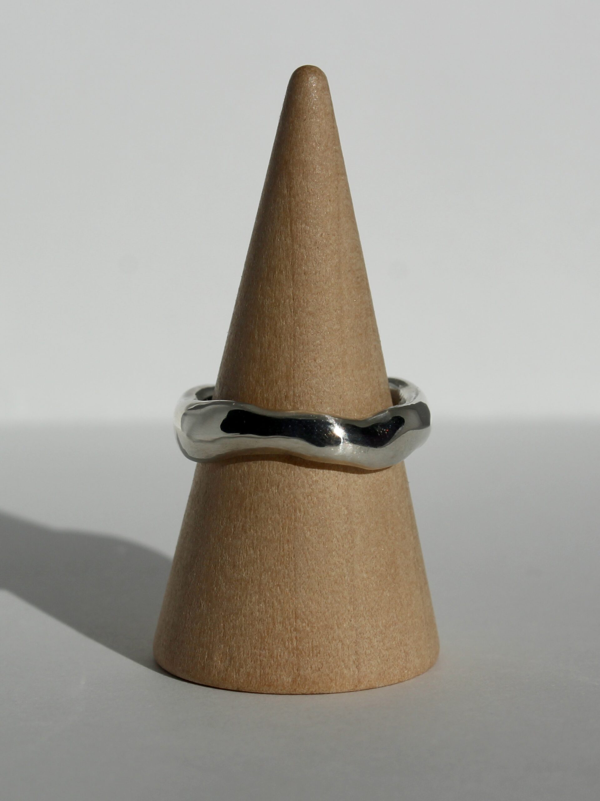 Chloe Isadora Slalom Ring - Hand Carved & Cast - Image 2