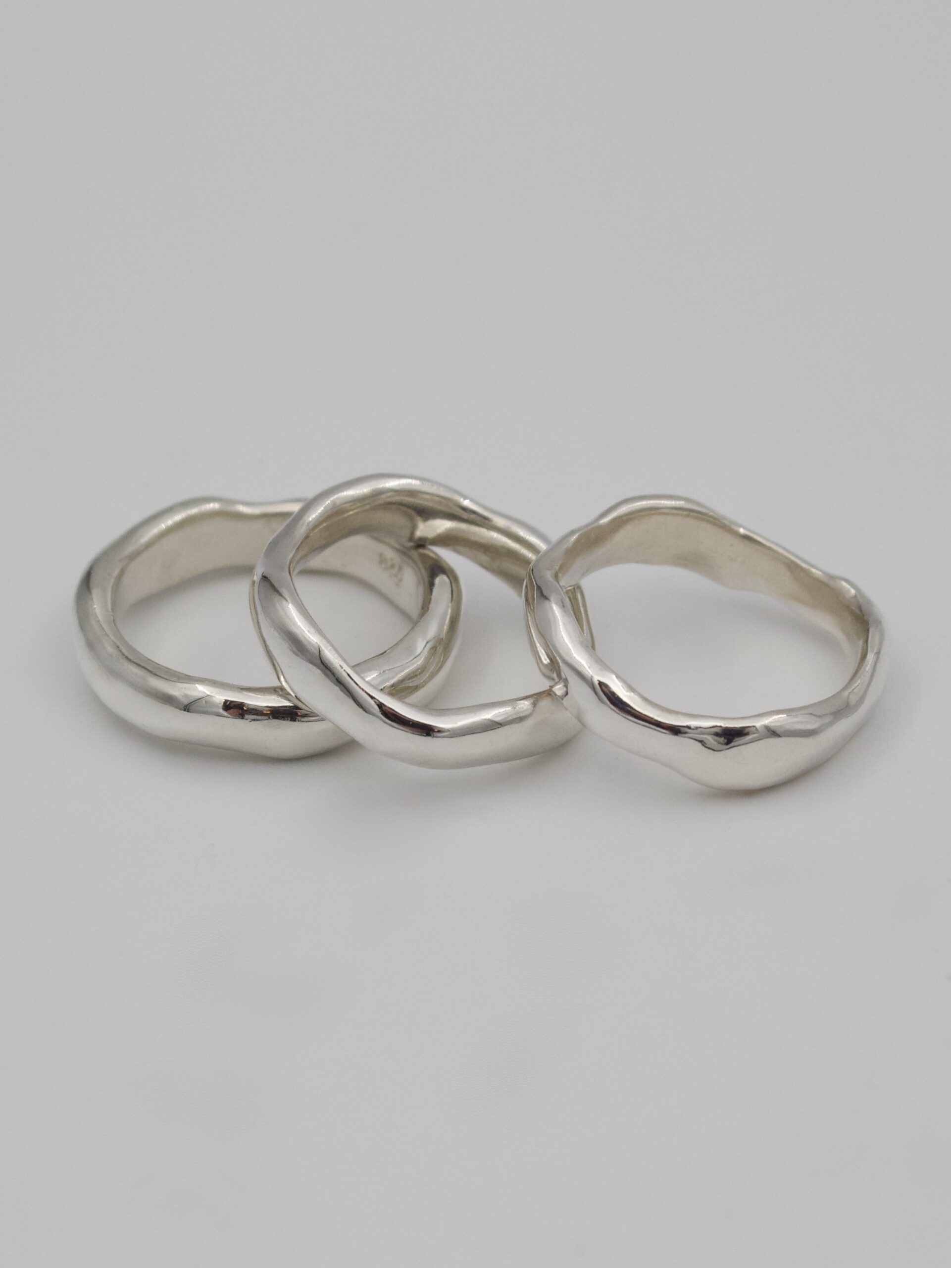 Chloe Isadora Slalom Ring - Hand Carved & Cast - Image 8