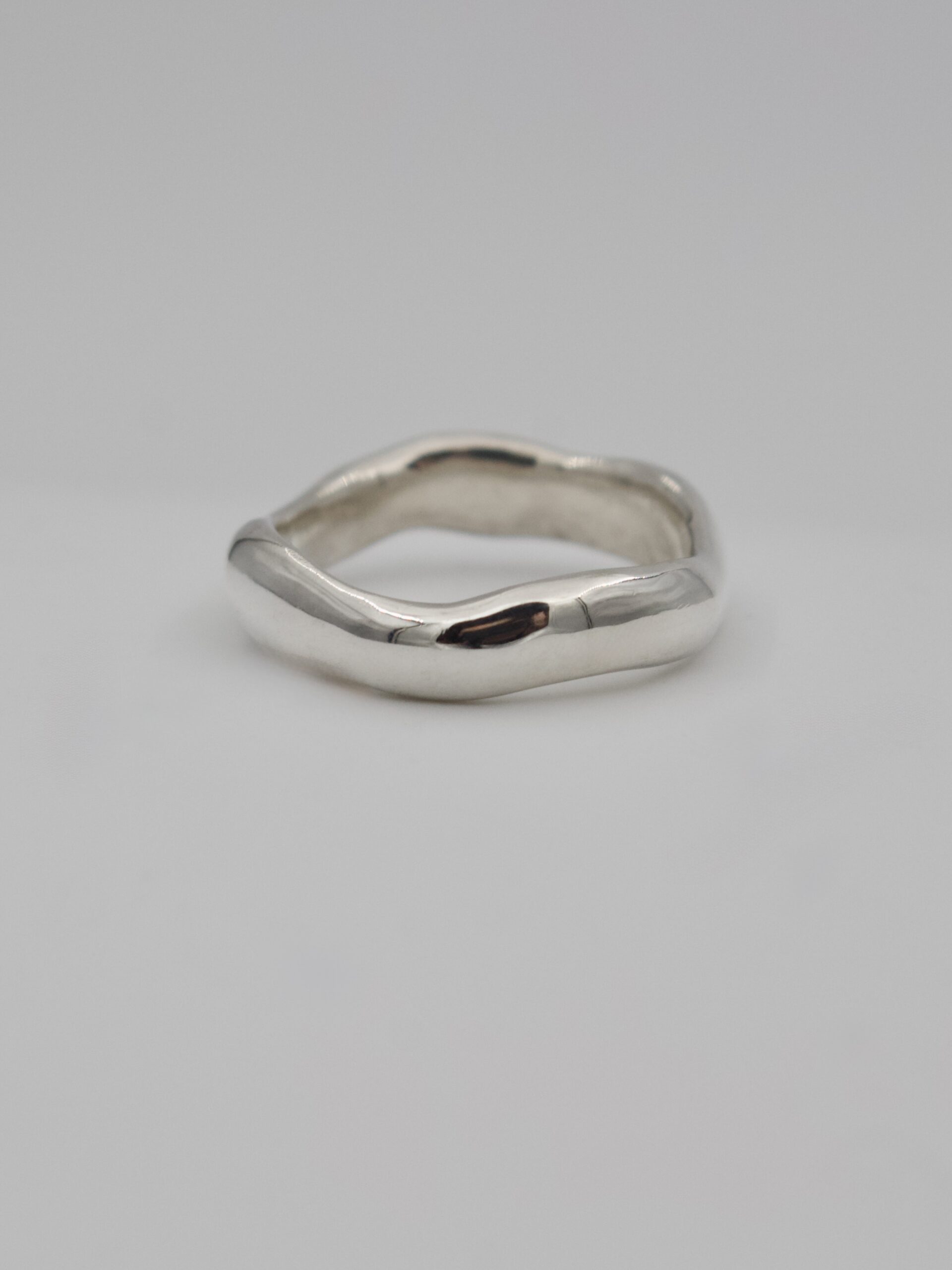 Chloe Isadora Slalom Ring - Hand Carved & Cast - Image 4