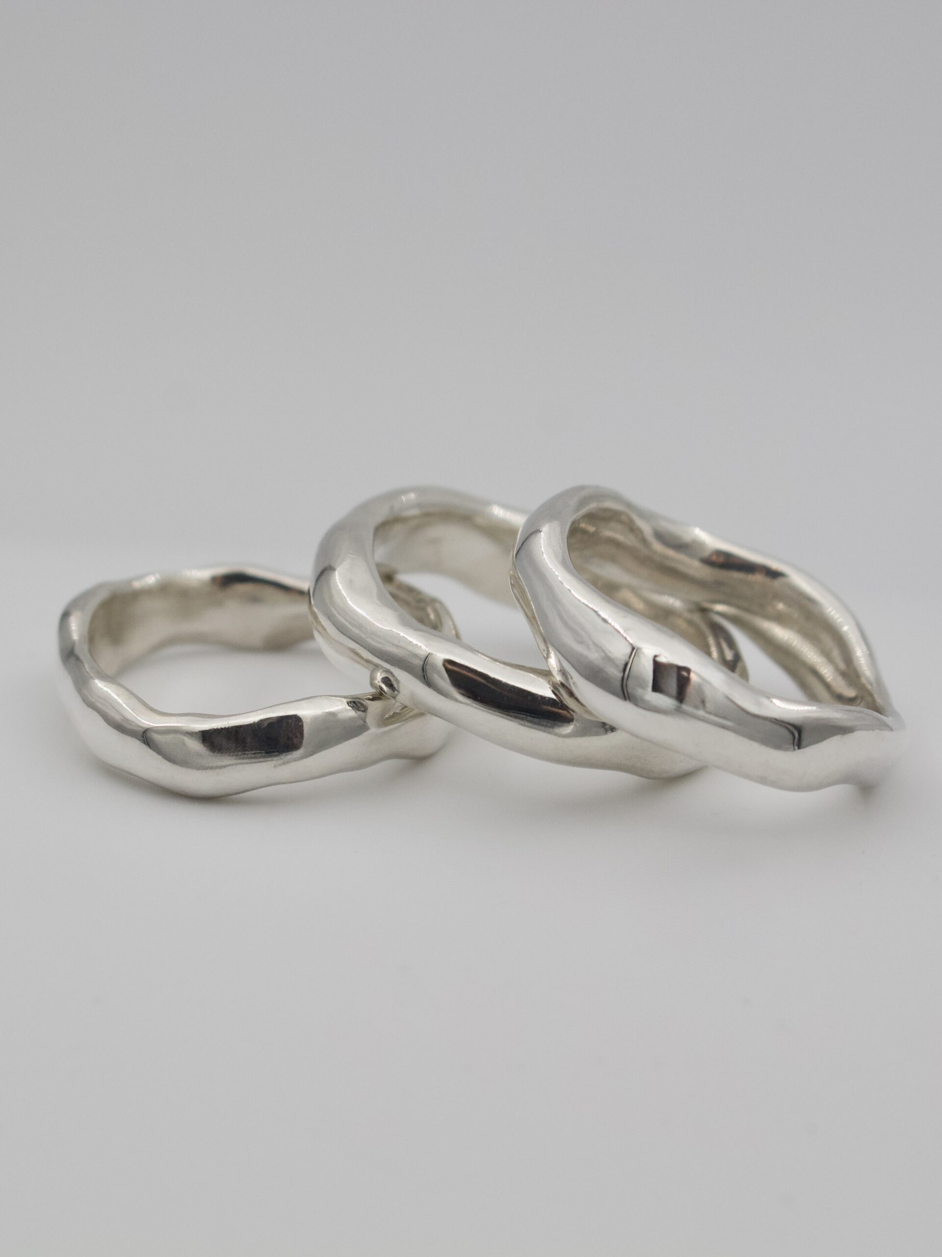 Chloe Isadora Slalom Ring - Hand Carved & Cast - Image 7