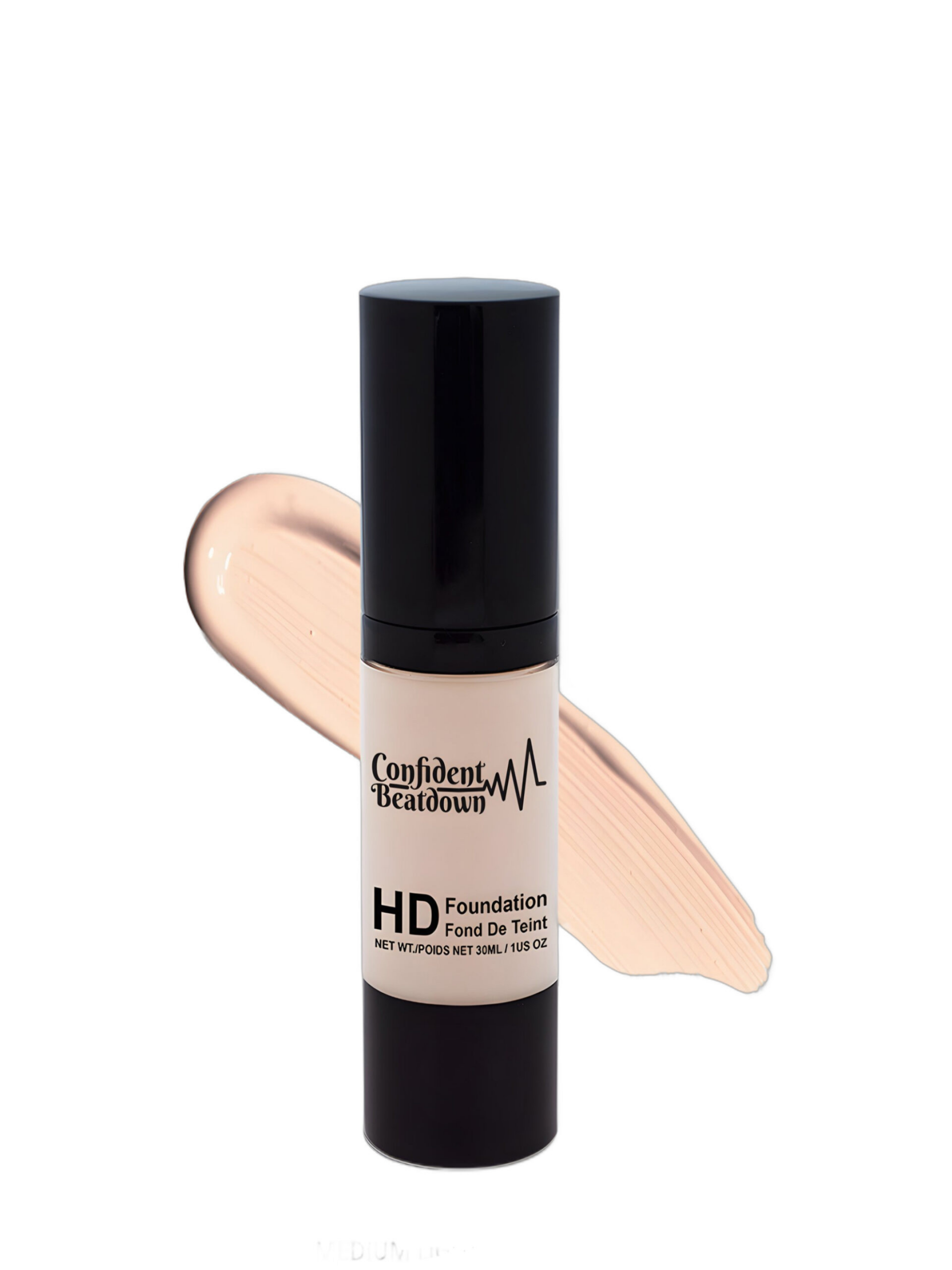 Confident Beatdown Cosmetics Real Skin HD Foundation Face Makeup