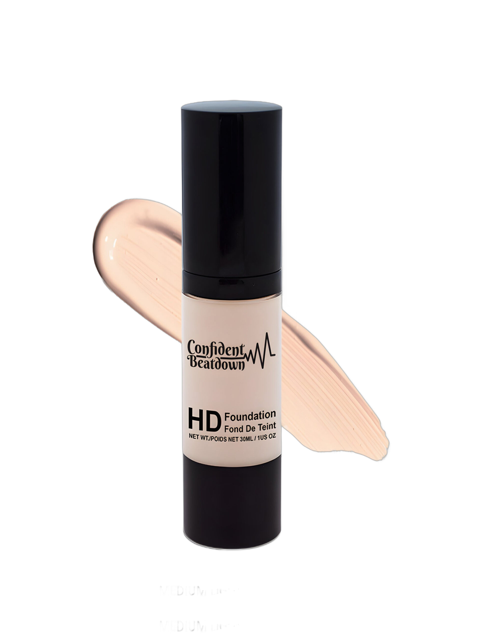 Confident Beatdown Cosmetics Real Skin HD Foundation Face Makeup - Image 2