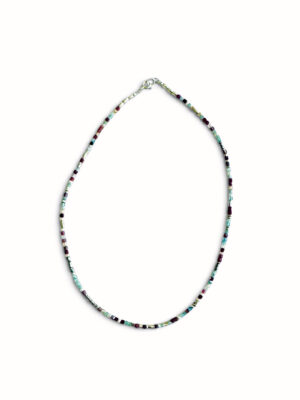 D&T Jewels Pink Silver Necklace