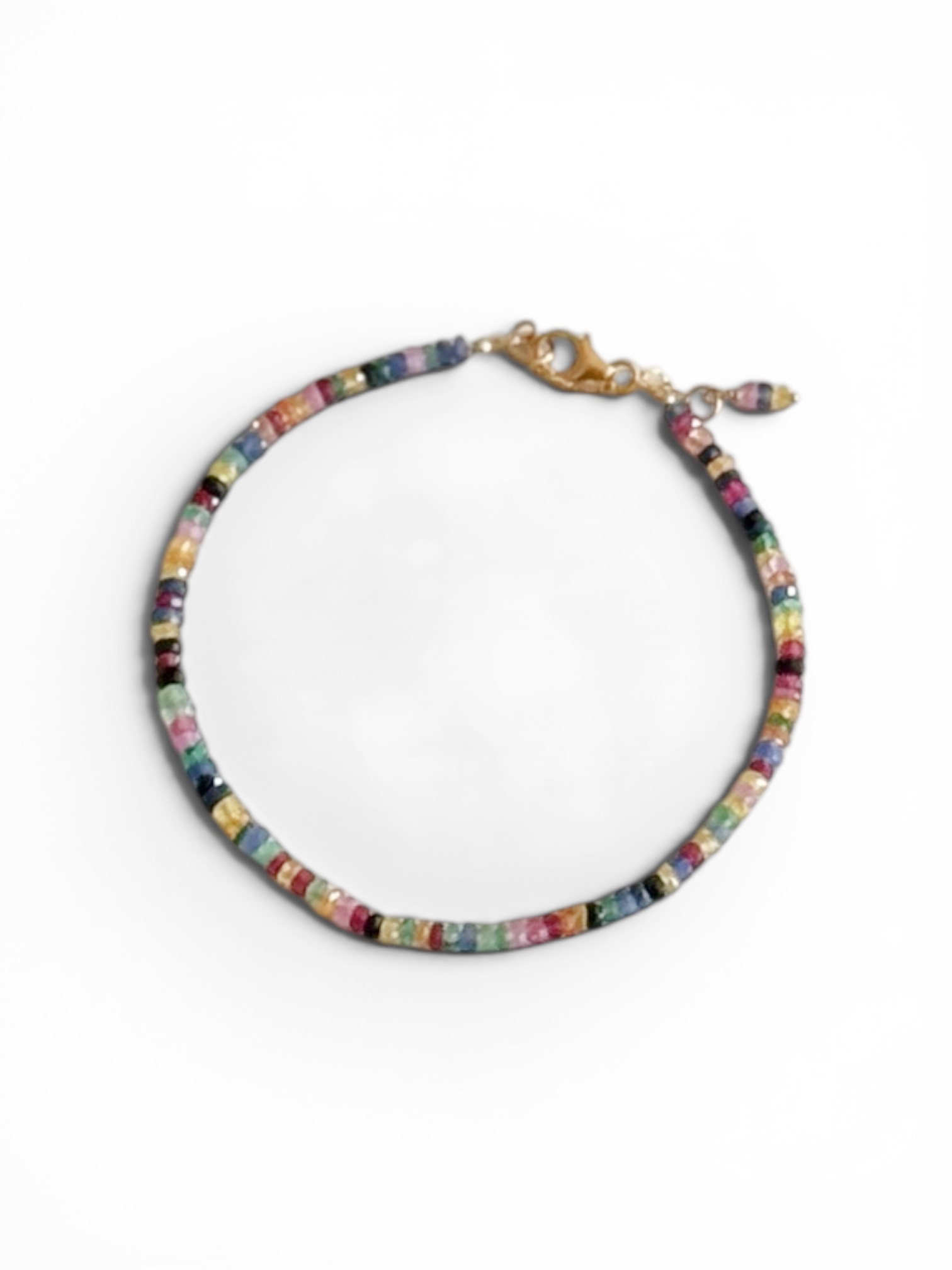 D&T Jewels Multi-Color Sapphire Bracelet