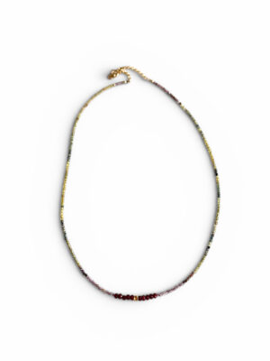 D&T Jewels Red Sapphire Necklace