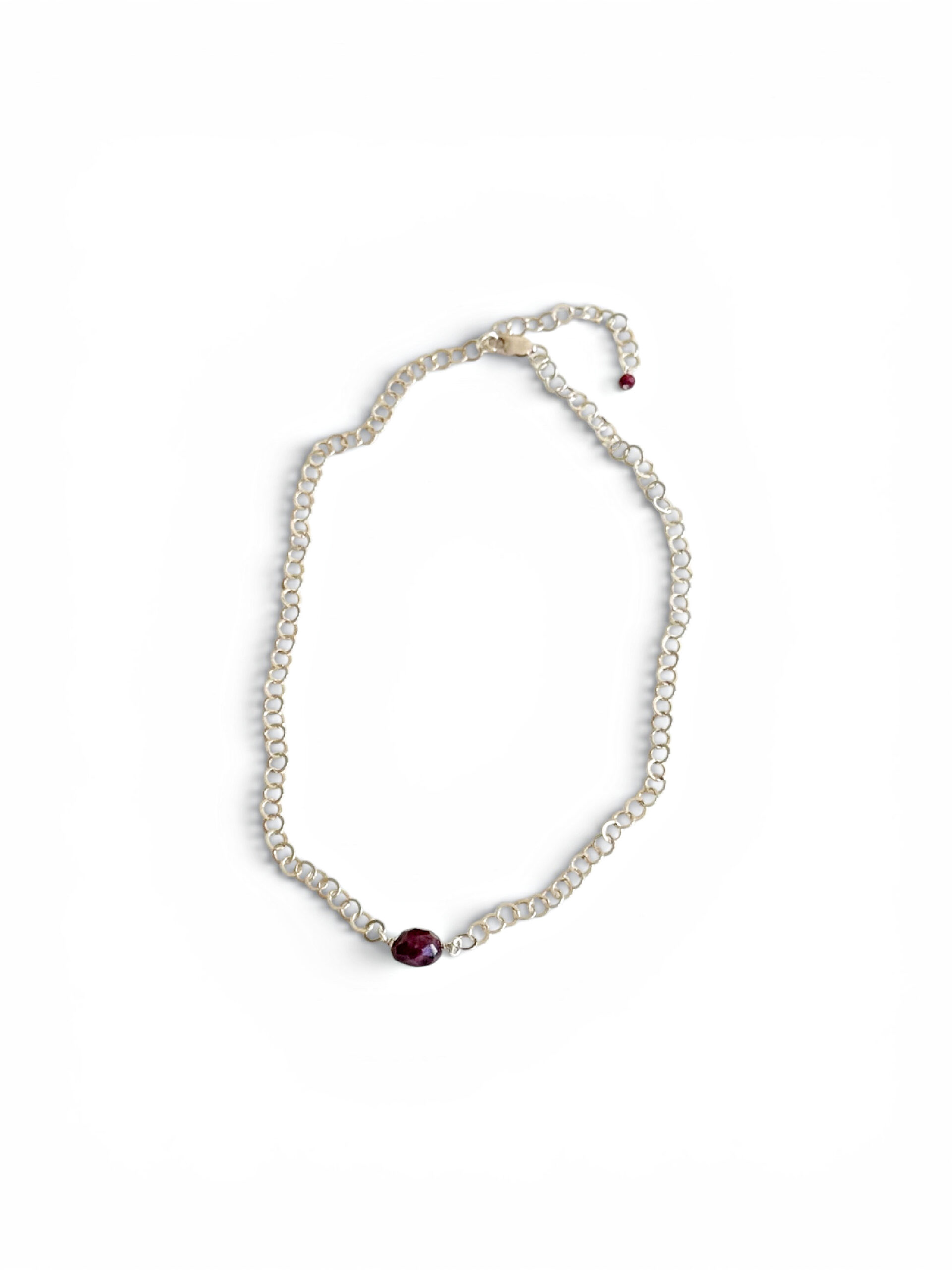 D&T Jewels Red Ruby Necklace - Image 2