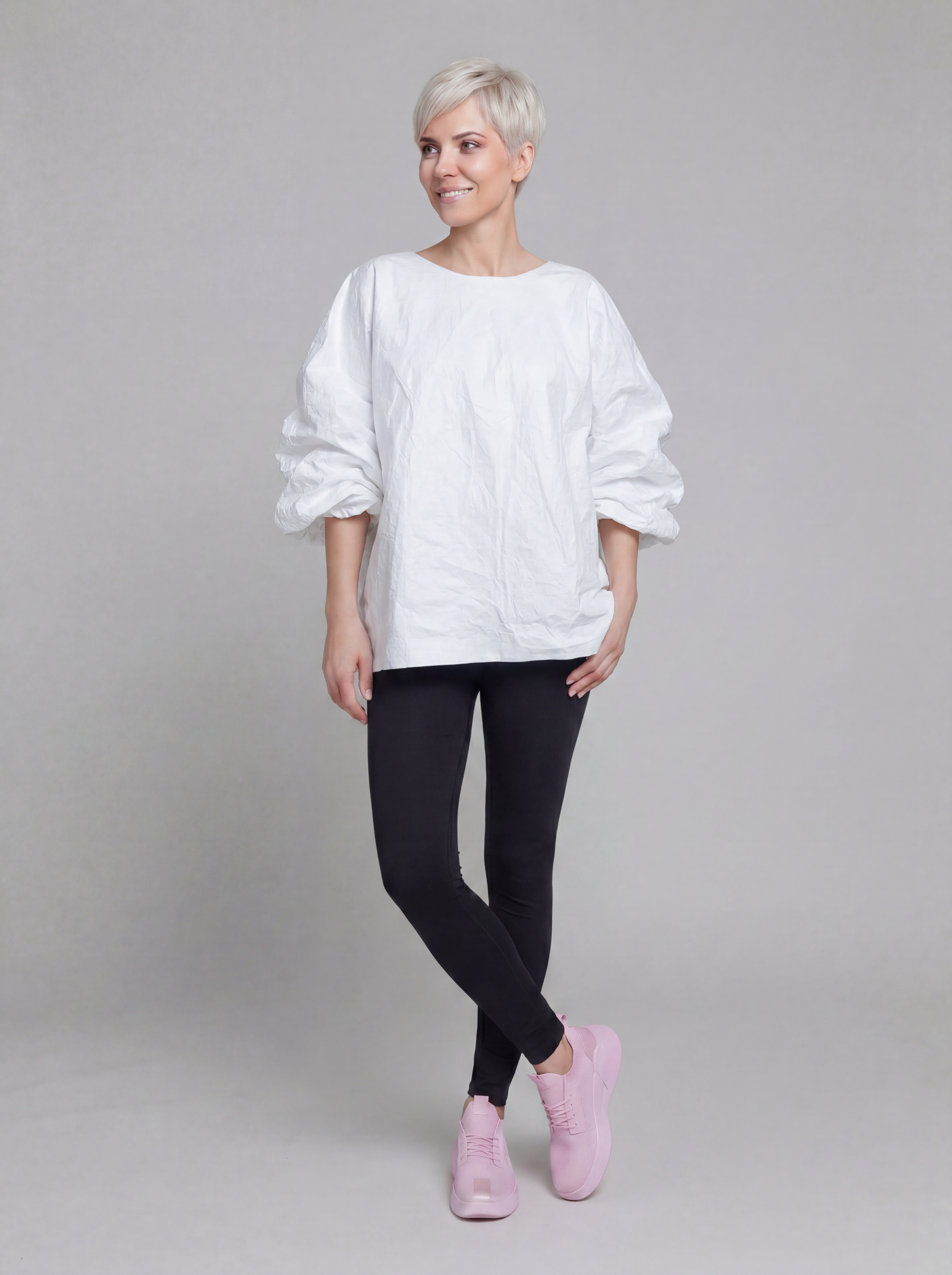 L U C I E M A R K O V A SKY CLOUD SHIRT (White Jacket&Shirt) - Image 3