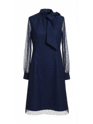 HOUSE OF GILLIAN MARIE COUTURE Blue Evening Dress