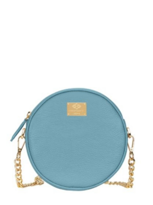 Henry Daniel Roma Blue Calf Leather Mini Crossbody