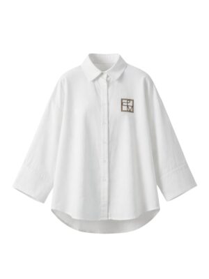 JUAN & ME White Button Up Top