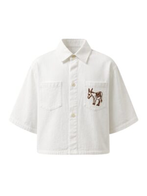 JUAN & ME White Button Up Top