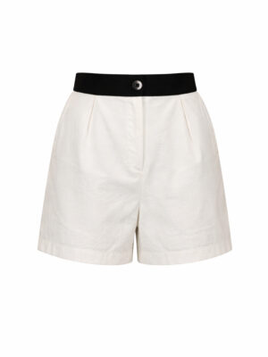 Janeke Luxueuse White Tailored Shorts