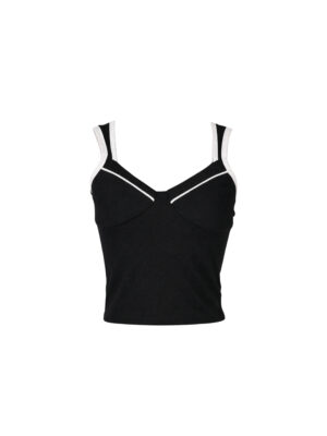 Janeke Luxueuse Black Sleeveless Top