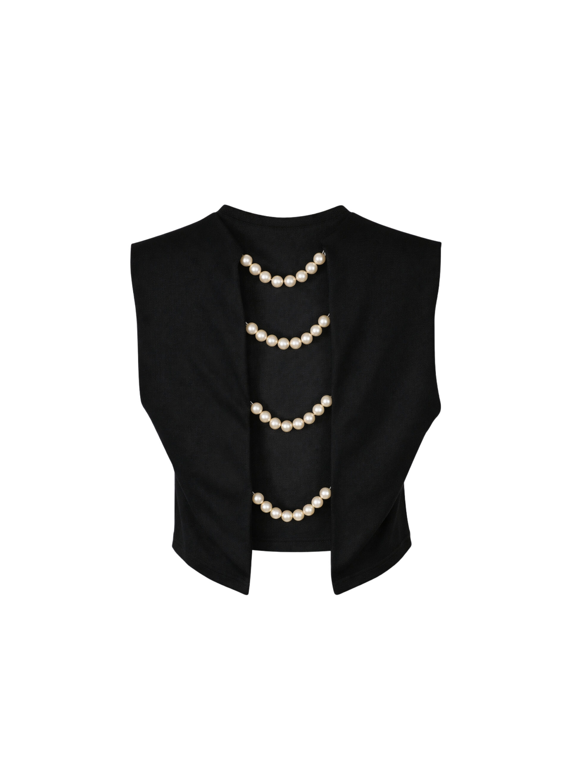 Janeke Luxueuse Black Sleeveless Top