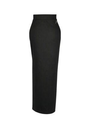 Janeke Luxueuse Black Pencil Skirt