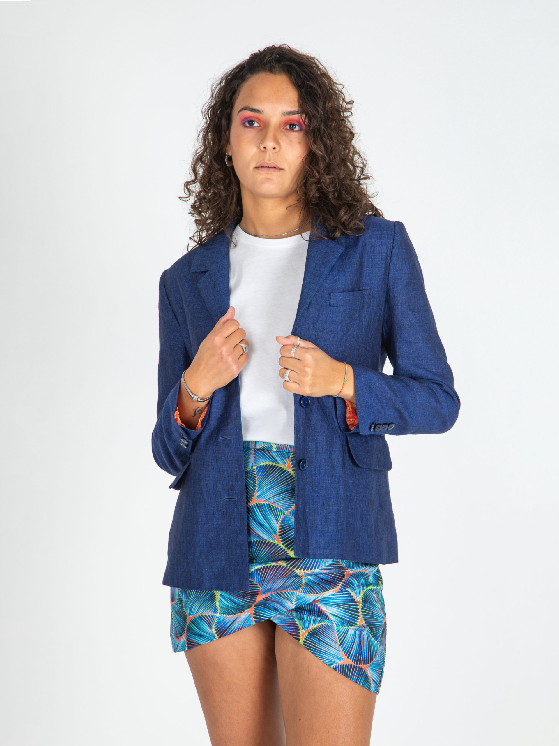 LADINA BUNDI Blue Blazer Jacket/Blazer - Image 4