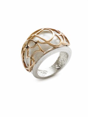 Ricardo Moran Creations Gold Silver Ring