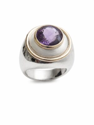 Ricardo Moran Creations Gold Silver Ring