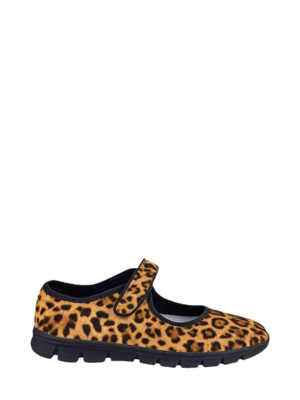 Rich And Rich Homeopportunities Rich And Rich Brown Animal Print Women'S Mary Jane'S