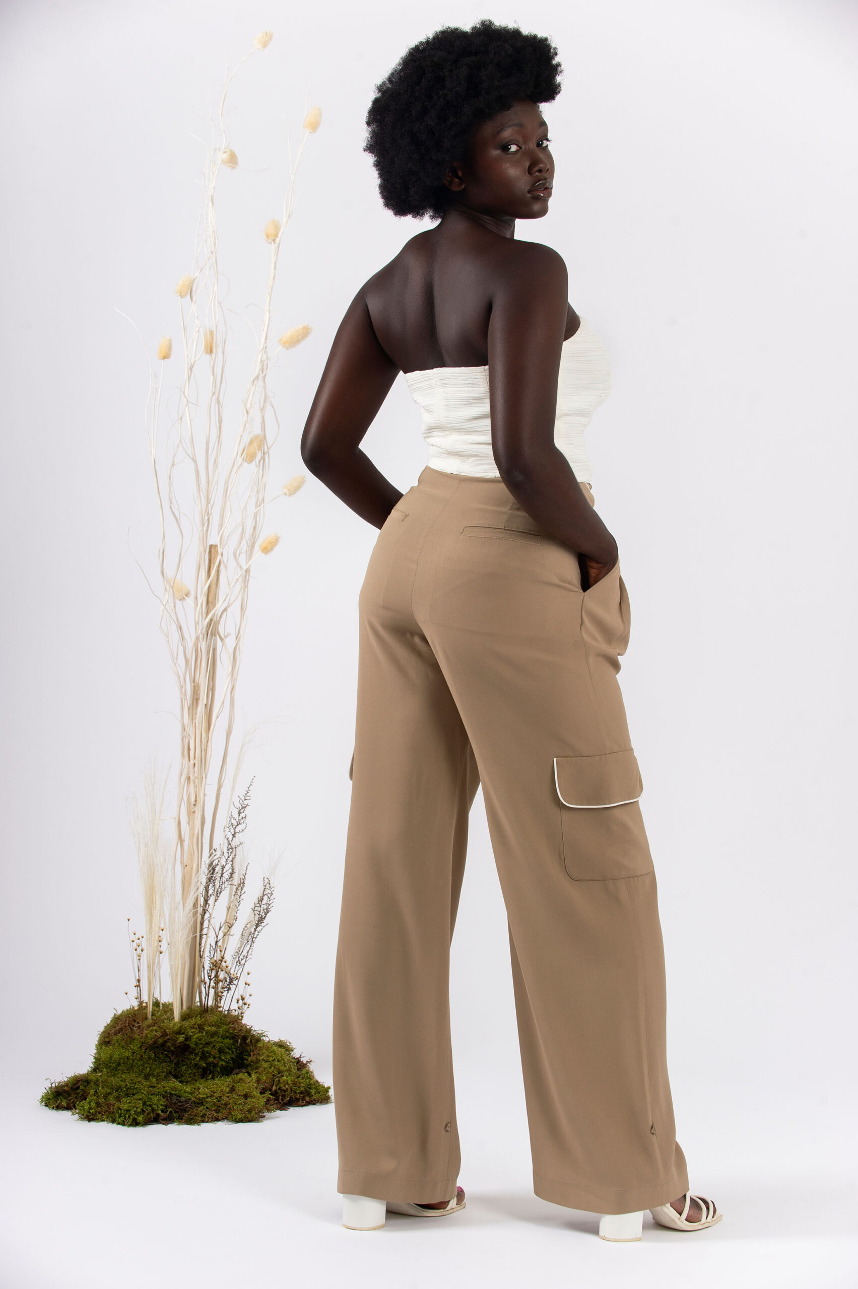 SUUBI Tan/Beige Pants - Image 4